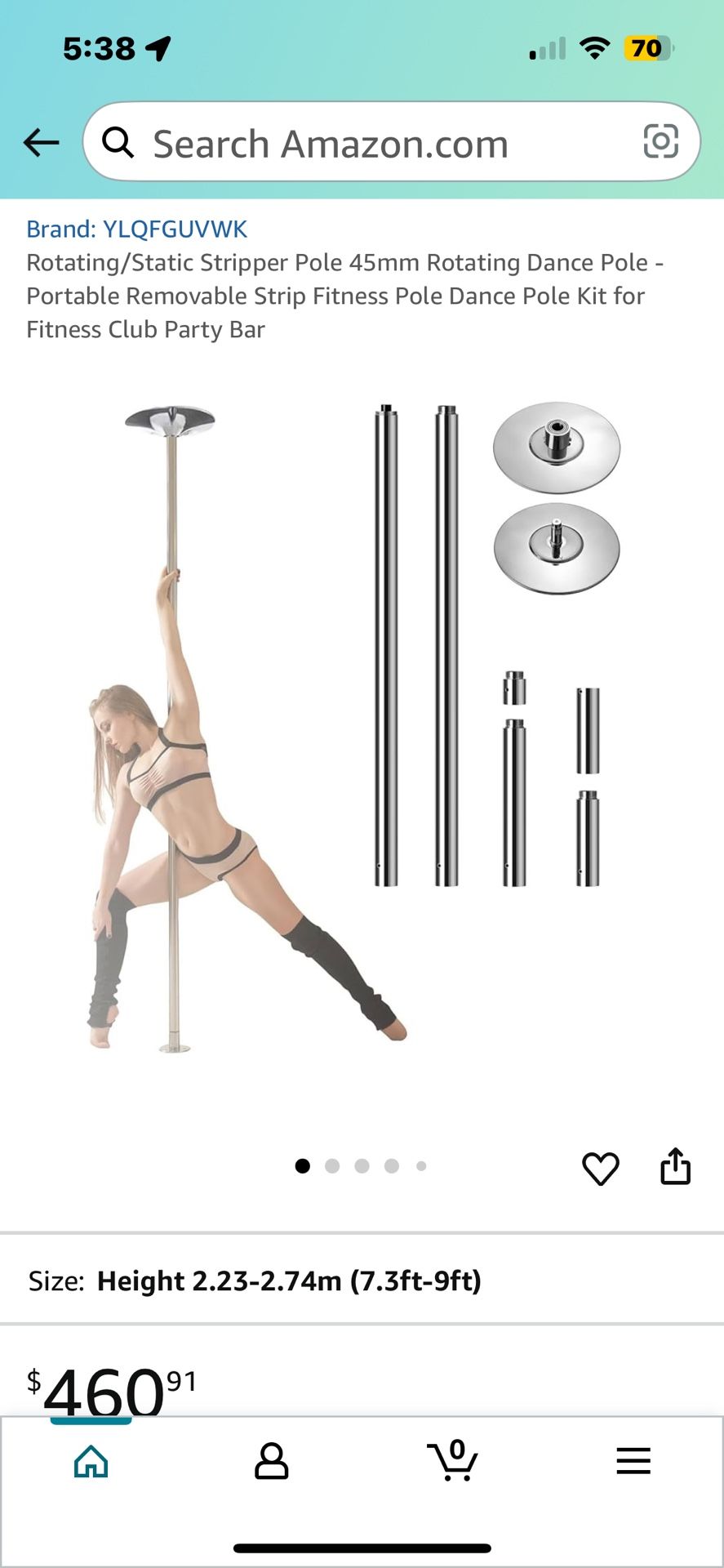 Spinning Stripper Pole