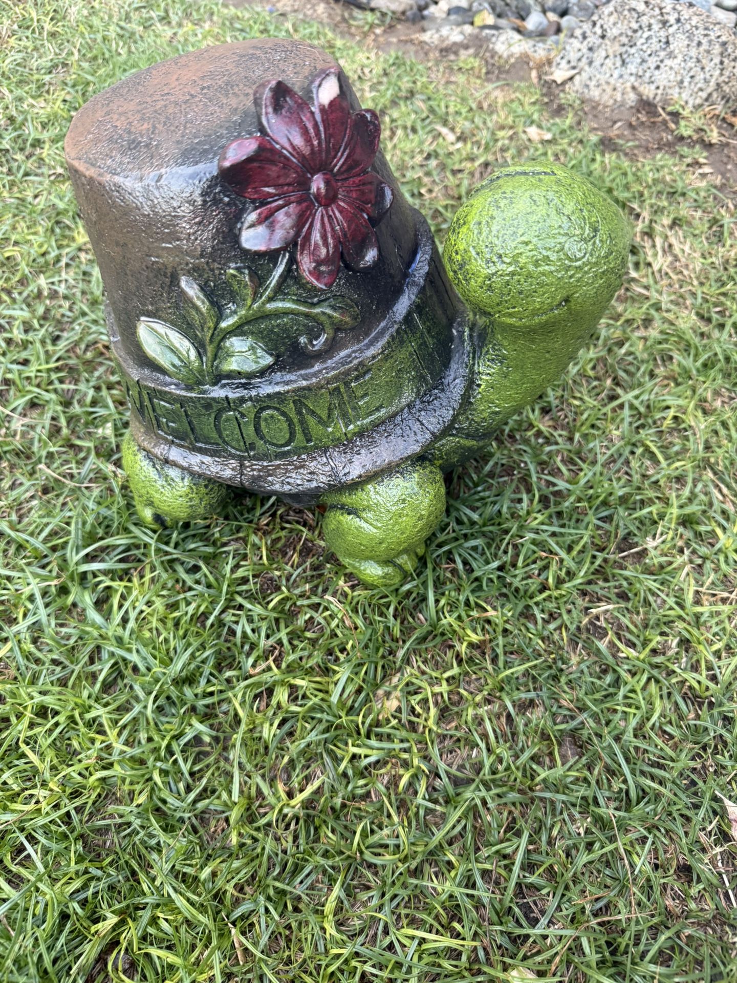 Turtle Plant Statue