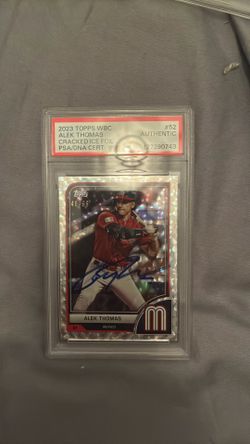ALEK THOMAS AUTHENTIC AUTO