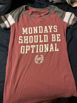 EUC VICTORIA SECRET “mondays Should Be Optional”