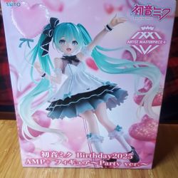 Hatsune Miku Limited 2025 Birthday Figure New