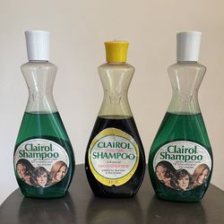 Vintage 1970s Shampoo Bottles