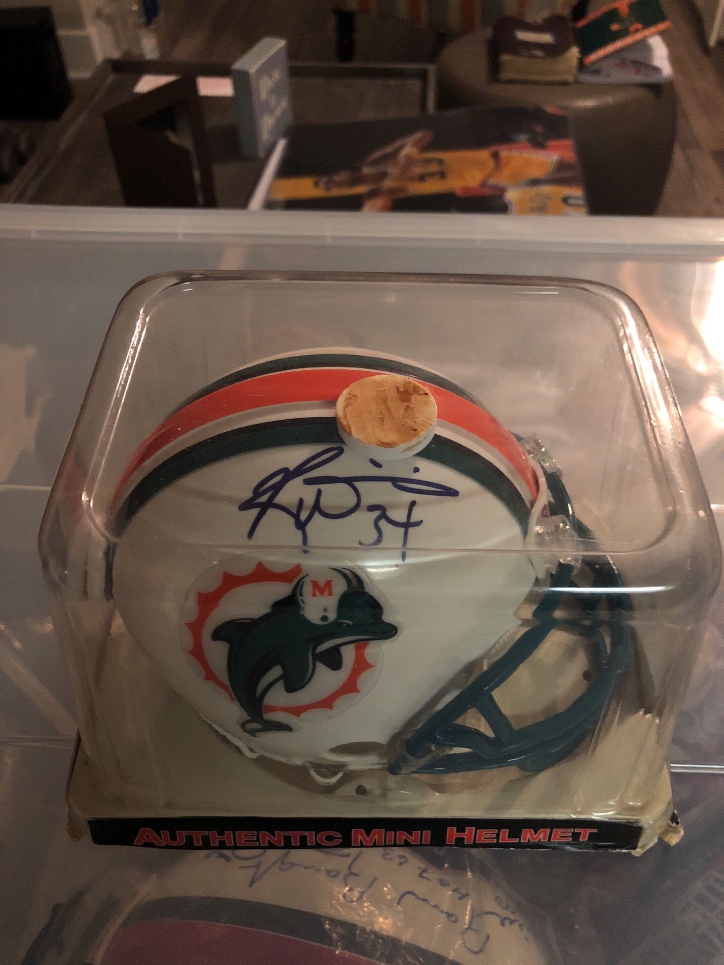 Ricky Williams Miami Dolphins Mini Helmet