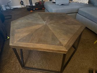 Hexagon center table