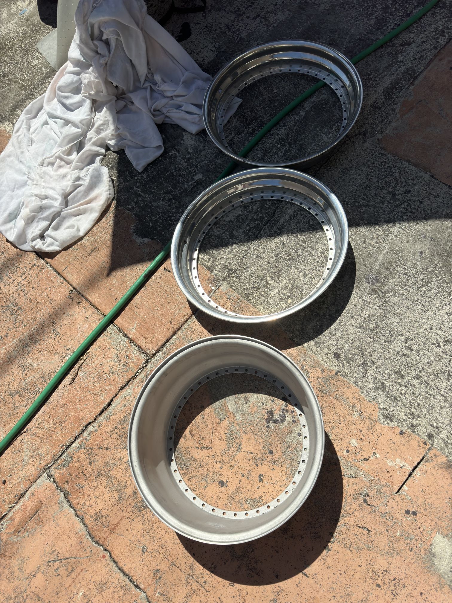 18” Step  Barrel / 21” Step Lip / 40 Hole / 3 Piece Wheel