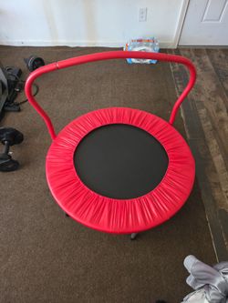 Mini Trampoline with Handle Bar