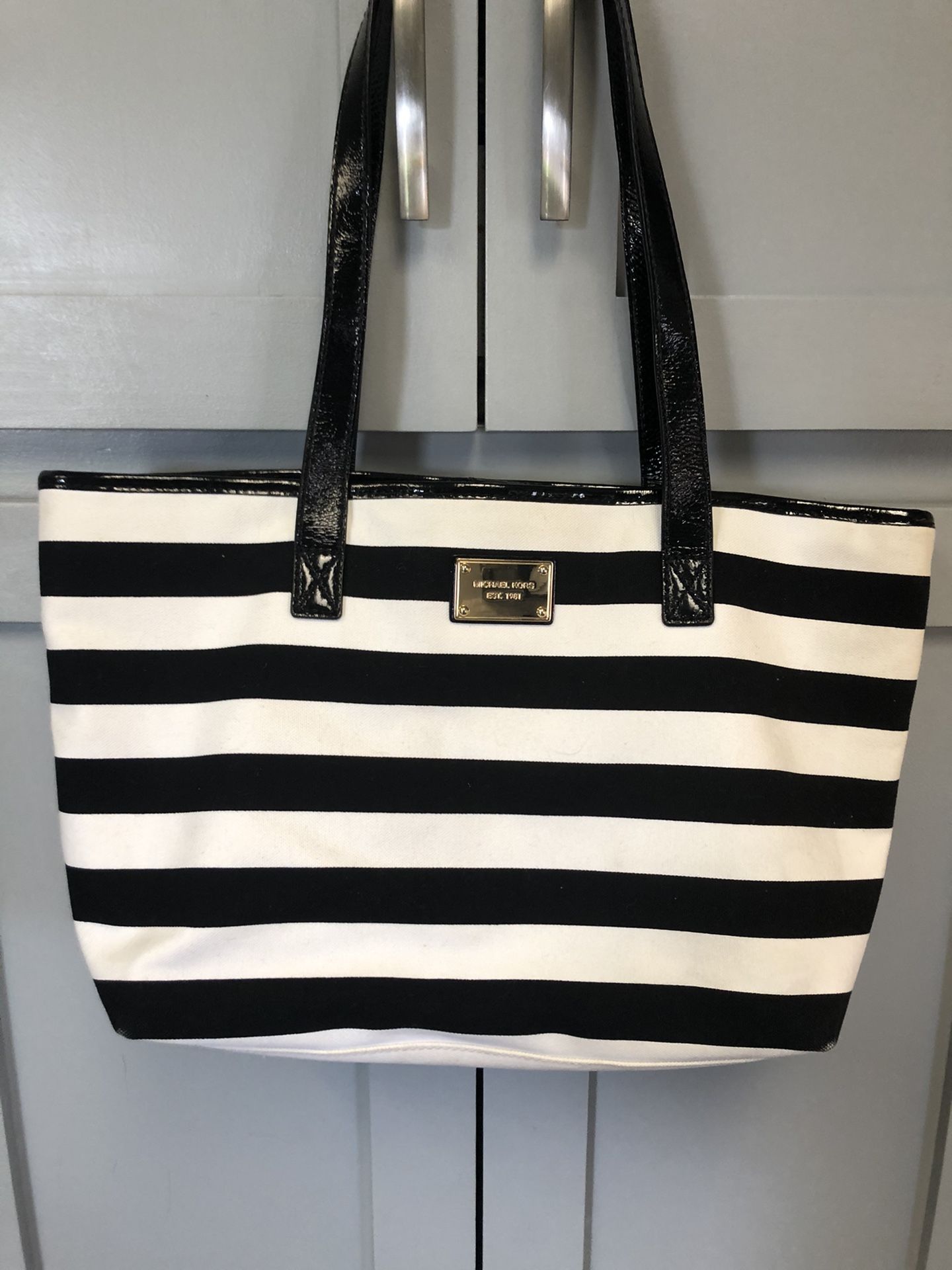 Authentic MK Canvas Tote Bag