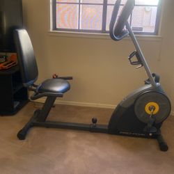 Recumbent Exercise Bike In New Condition