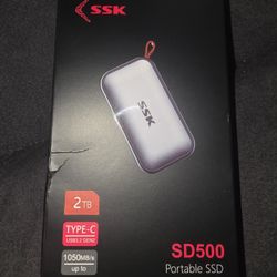 SSK Portable SSD 2TB External Solid State Drives