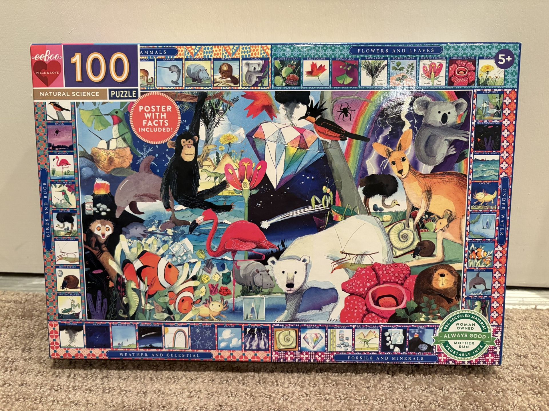 100 Piece Natural Science Puzzle