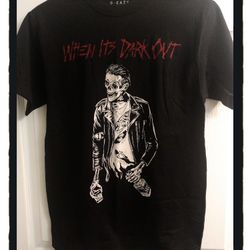 ☠️ When It's Dark Out ☠️  Men's Graphic Tee - Small *NWOT*