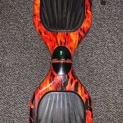 Custom Red Fire Flame Hoverboard 