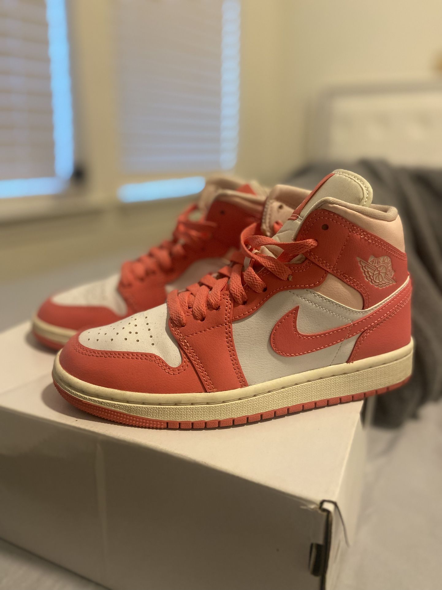 Nike Women’s Air Jordan 1 Mid Sea Coral