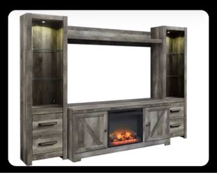 🔥 ASHLEY FURNITURE ENTERTAINMENT CENTER FOR SALE! 🔥