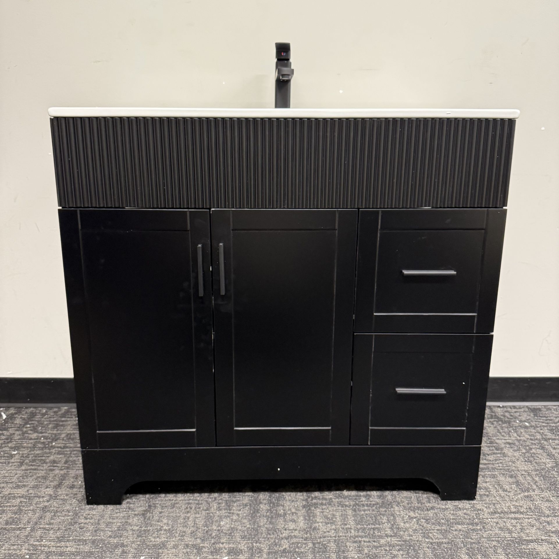 36” bathroom vanity sink combo