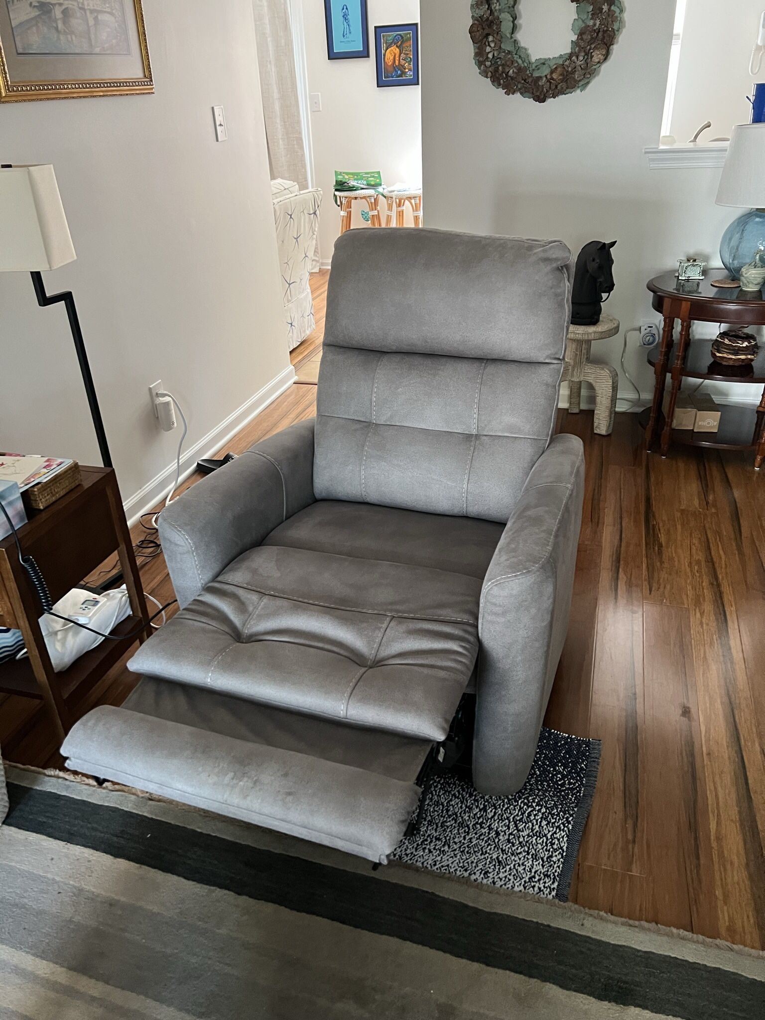 Laverne Microfiber Power Lift Recliner By Raymour & Flanagan