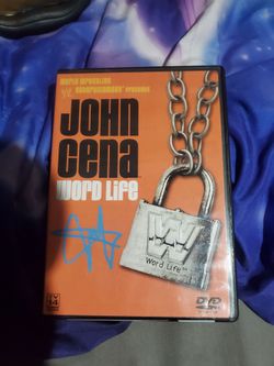 John cena word life DVD autographed