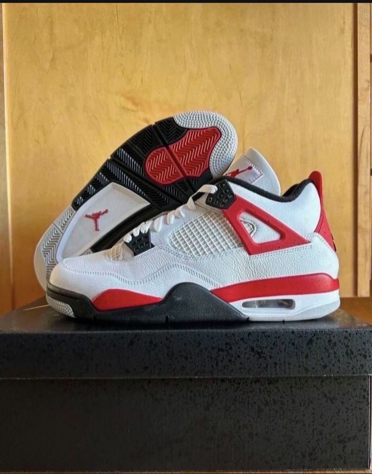 Air Jordan 4 Retro Red Cement DH6927-161 Size 11.5 Brand New