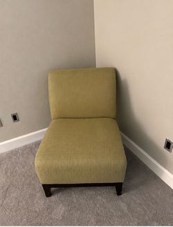 armless accent chair