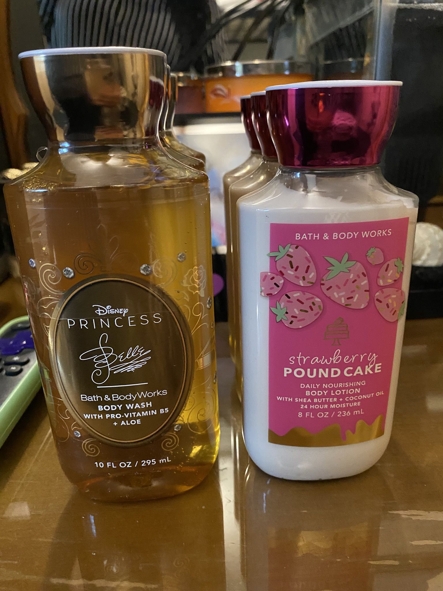 Bath&BodyWorks lotion and shower gel
