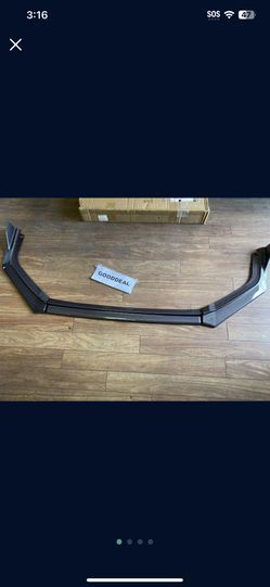 #44 Type-R Style Front Bumper Lip Spoiler Compatible with 22-23 Civic Sedan