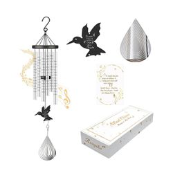 Sympathy Wind Chimes for Outside,Memorial Wind Chimes for Loss of Loved One Prime,Special and Meaningful Bereavement Gifts for Loss of Mother Father C