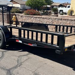 2025 Delco Utility Trailer77”x16’ Dual Axle