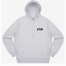 Grey FTP Flocked Pullover 2X