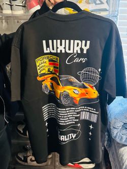 Camisa con estampado de auto deportivo size L