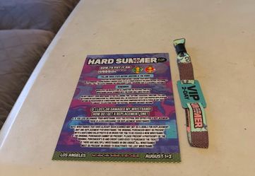 VIP 2 day hard summer tickets