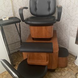 Pedicure Chair And Small Chair 