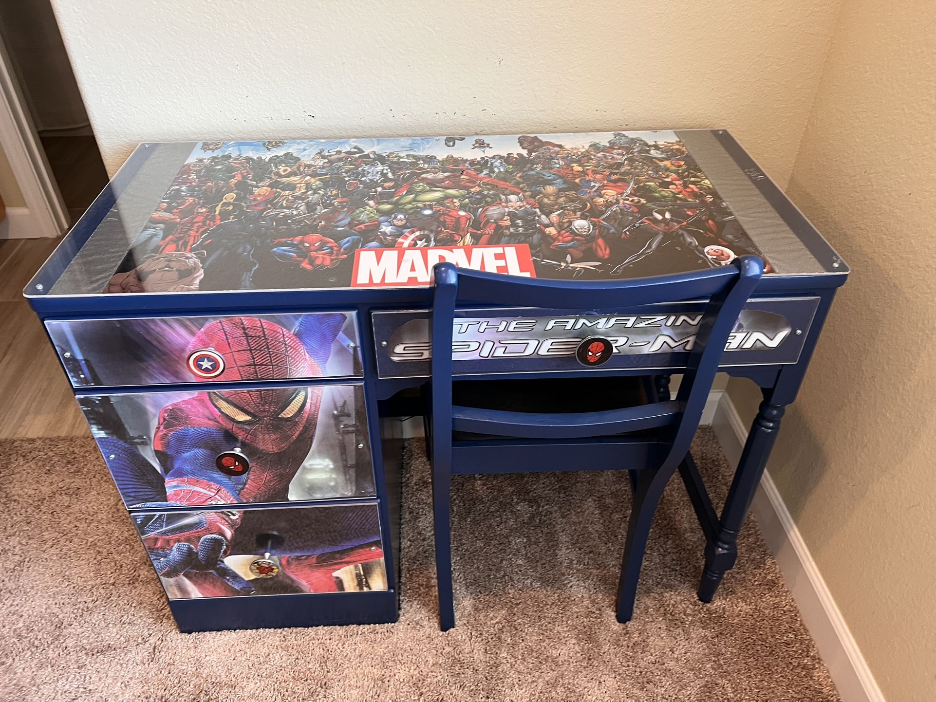 Custom Marvel Spider Man Desk