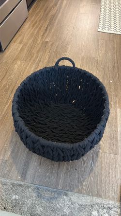 Black Woven Basket
