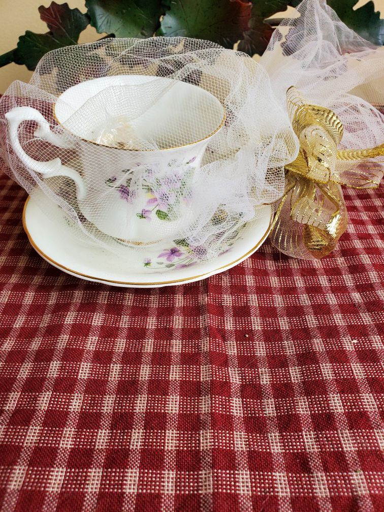 Harleigh Bone China tea cup and saucer