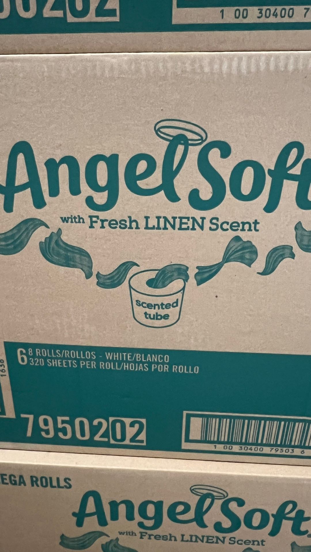 Scented tubes tissue 48mega rolls
