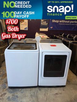 Samsung XL Washer & Gas Dryer