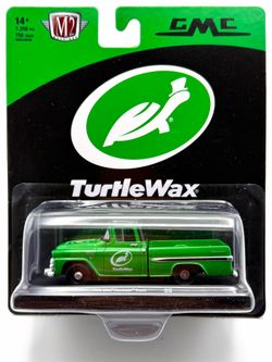 M2 1:64 Scale Diecast Model Pickup Truck - 1959 GMC Fleetside Truck (Turtle Wax)