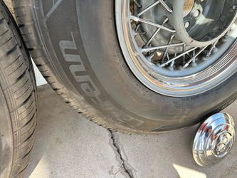 Wheel smith spoke wheels with new tires