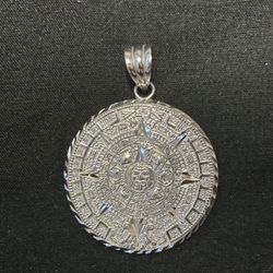 Aztec Calendar Pendant 