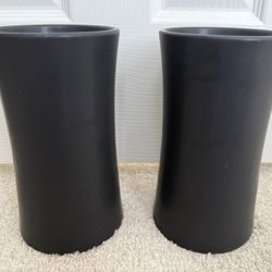 Set of Black Vases