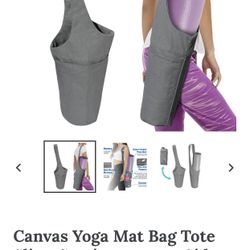 $5 Canvas Yoga Mat Carry Bag