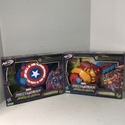 New 2Set Nerf Marvel Mech Strike Monster Hunters
