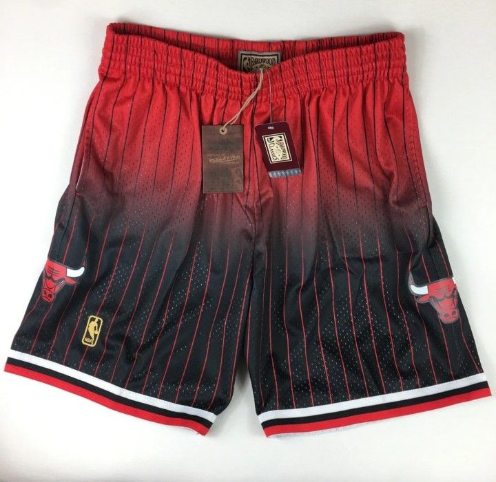 Chicago Bulls 1995 NBA Mitchell & Ness Hardwood Classics Throwback Basketball Shorts Authentic New