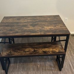 Kitchen Table And Benches 