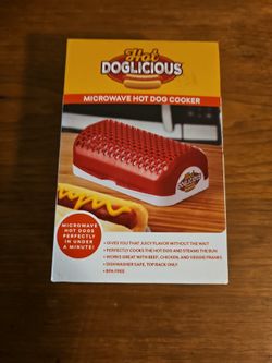 hot doglicious microwave hot dog cooker