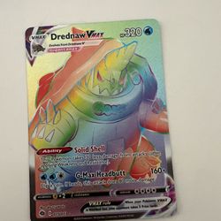 Rainbow Drednaw Vmax Pokémon Card