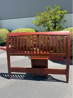 FREE! Cheery Wood Queen Bed Frame & one nightstand