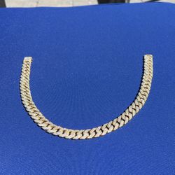 20” Gold/Diamond Prop Necklace REAL SHINY