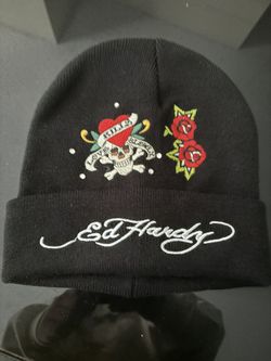 Female Ed Hardy beanie