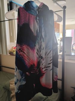 Women's Worthington multi color lined sleeveless top